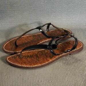 Sam Edelman Women’s Gigi Thong Sandals Black Size 7.5